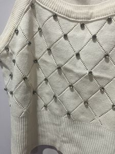 Cute Embellished Tank Top