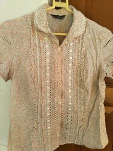 Printed Women's & Girls' Korean Floral Top