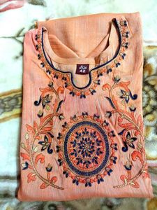 Elegant Embroidered Kurta Set