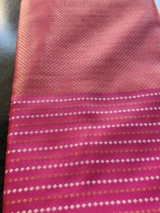 Elegant Pink Banarasi Silk Saree