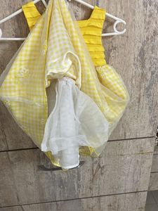 Yellow Gingham Dress