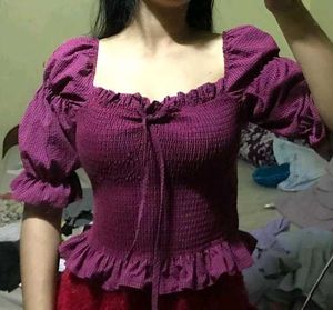 Red &amp; Blue Stripe Top