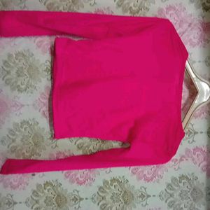 Zara Pink Long Sleeve Top