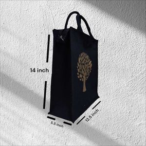Beautiful Black Canvas Bag Combo For Gifting