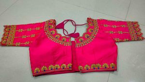 Pink Embellished Blouse