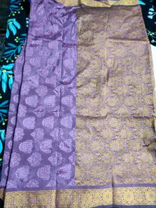 Purple Saree