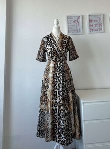 Animal Print Long Dress