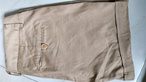Cotton Khaki Short
