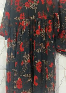 Floral Print Kurta & Pant Set