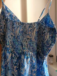 Blue Patterned Sundress
