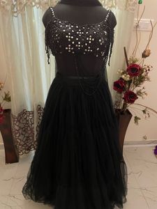 Black Embellished Lehenga Choli
