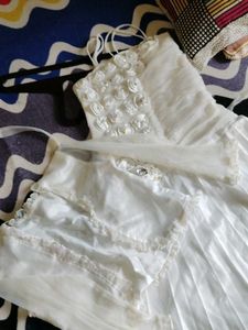 Wedding 💍 Style WHITE FAIRY FROCK WITH COAT
