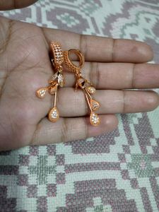 Beautiful Golden Earrings + One Freebies