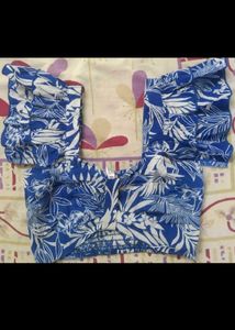 Blue Floral Jumpsuit