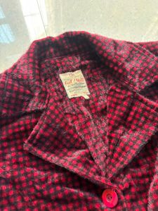 Overcoat Blazer Red