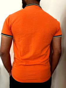 Slim Stretchable Men Tshirt (M) With Chinese Colla