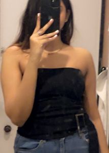 Sleek Black Mini Top