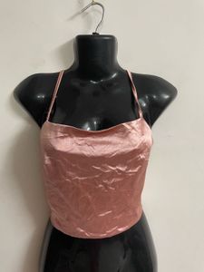 Shein Pink Back Tie Photo