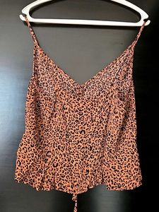 Leopard Print Cami Top