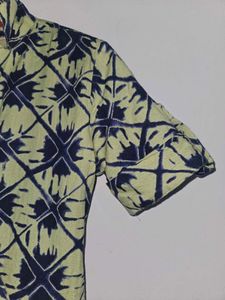 Patterned Fit &amp; Flare Dress