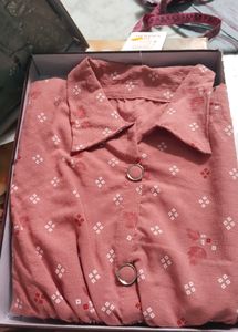Beautiful Frok Look Printed Top