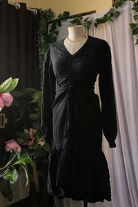 Korean Vintage Inspired Long Sleeve Dress