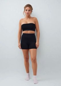 Tube Padded Top And Biker Shorts Set ❤️