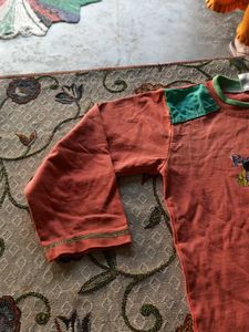 We Are Selling A T-shirt For Under 2 Years Child.