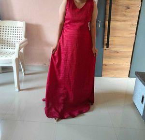 Red Sparkle Evening Gown