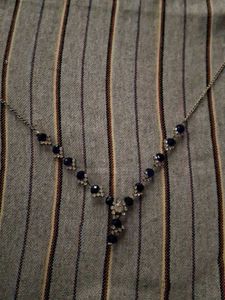Elegant Blue Stone Necklace