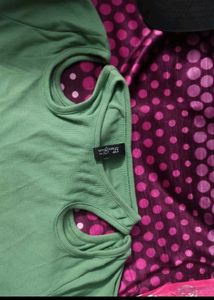 Cute Green Cutout Top