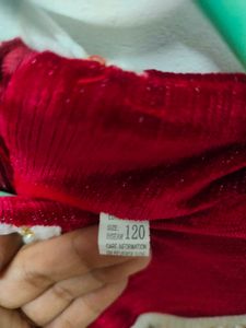 Red Velvet Party Dress