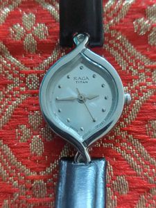 Raga Titan Watch, black strap