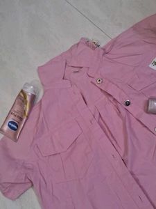 Pink Casual Shirt