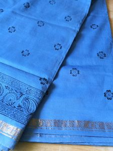 Blue Ethnic Saree