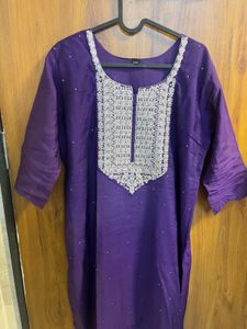 Elegant Purple Kurta
