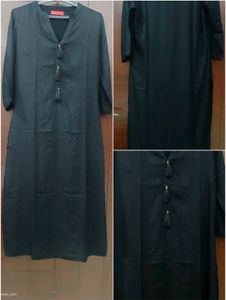 Kiaasa Black Mukaish Work Kurti