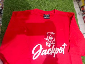 Red Graphic Print T-Shirt