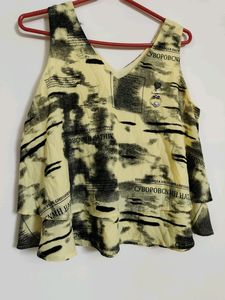 Yellow Colour Tank Top (Women's)