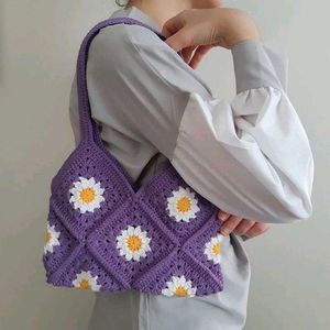 Daisy Crochet Handbag