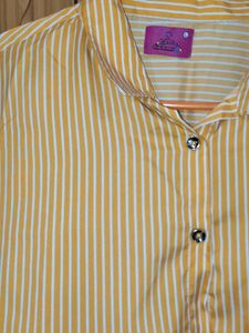 Striped Button-Down Shirt