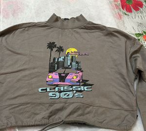 High Neck Grey Coloured Top