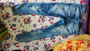 Acid Wash Denim Jeans