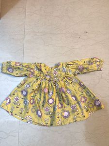 Floral Print Puff Sleeve Dress