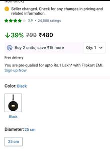 Brand New Nonstick Tawa
