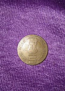 India 2  And 5 Rupees Coin Commonwealth Games 2010