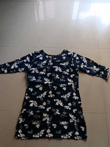Floral Print Maroon Kurtis-Combo