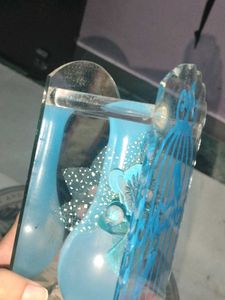 Blue Birdcage Resin Art
