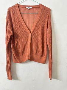 Full Sleeve Cardigan Style Crochet Top