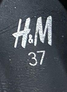 H&amp;M Grey Suede Heels